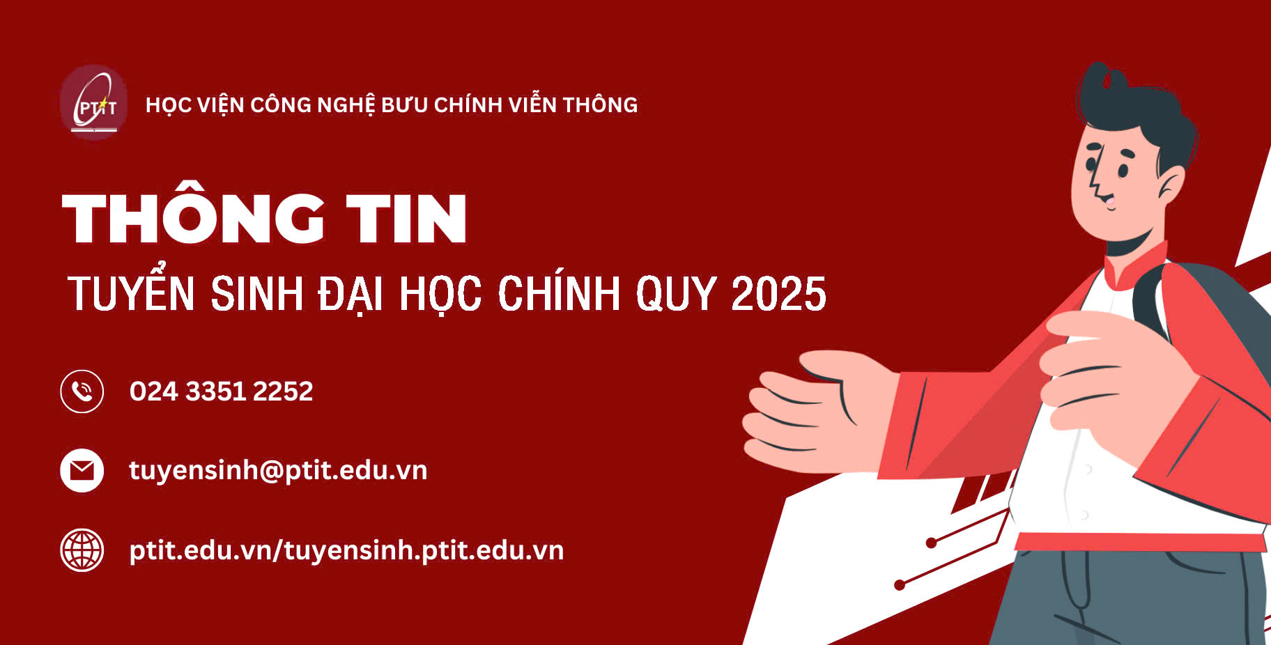 Thông tin tuyển sinh đại học chính quy năm 2025