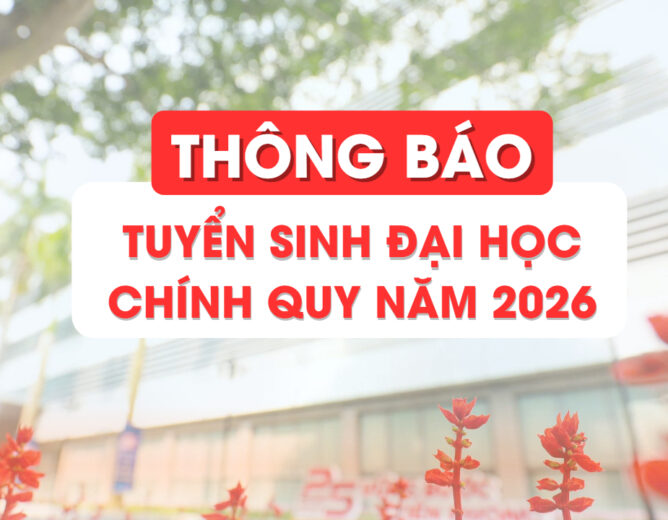 THÔNG BÁO TUYỂN SINH ĐẠI HỌC CHÍNH QUY NĂM 2026