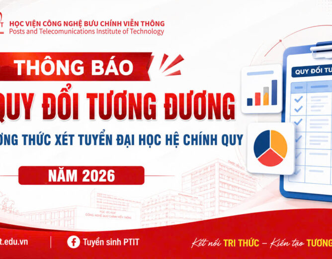 Thông báo Bảng quy đổi tương đương giữa các Phương thức xét tuyển đại học hệ chính quy năm 2026